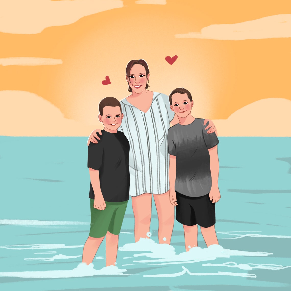 Mother's Day Custom Illustration
