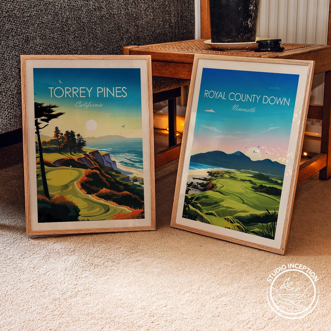 Royal County Down Golf Course Newcastle Northern Ireland Poster - Image 2