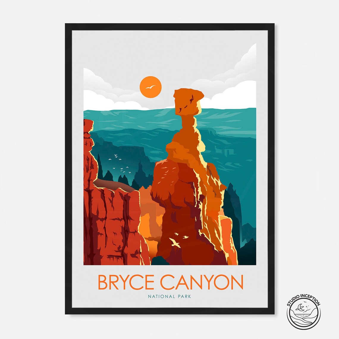 Bryce Canyon National Park Travel Poster