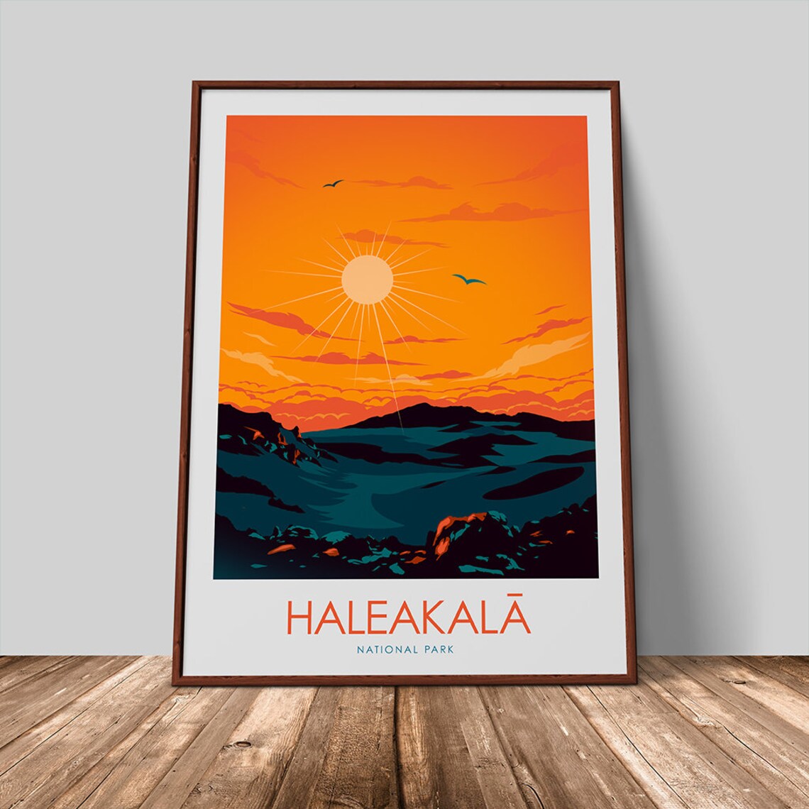 Haleakala National Park Travel Poster, Hawaii Print - Image 3