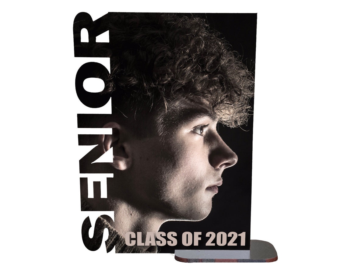 Senior Class Of 2021 Freestanding Photo Display Stand Poster