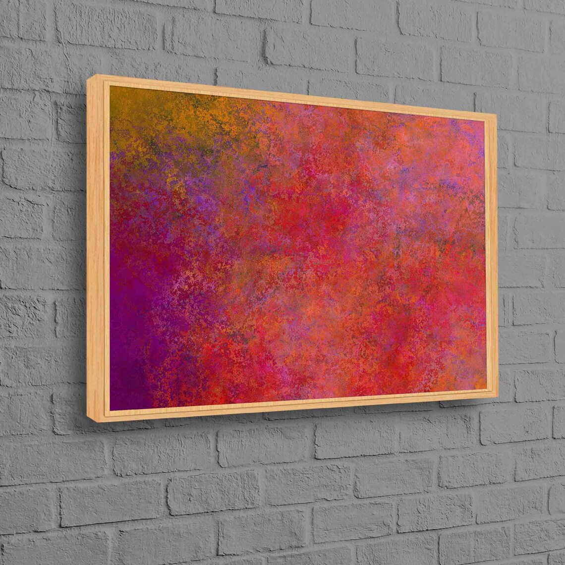 Vivid Color Contemporary Abstract Art Print