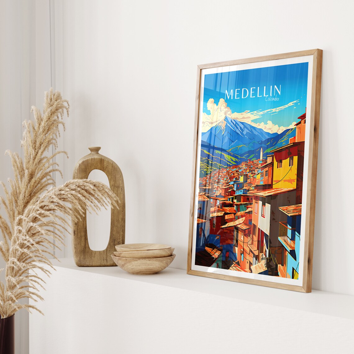 Medellin Vintage Travel Poster, Colombia Art Print - Image 2