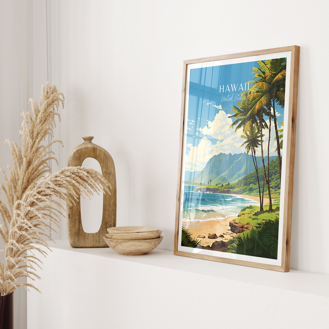 Hawaii Travel Poster Perfect Gift Travel Poster - Image 2