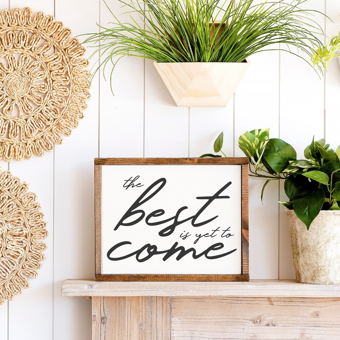 The Best Is Yet To Come Farmhouse Wall Art Print - Image 3