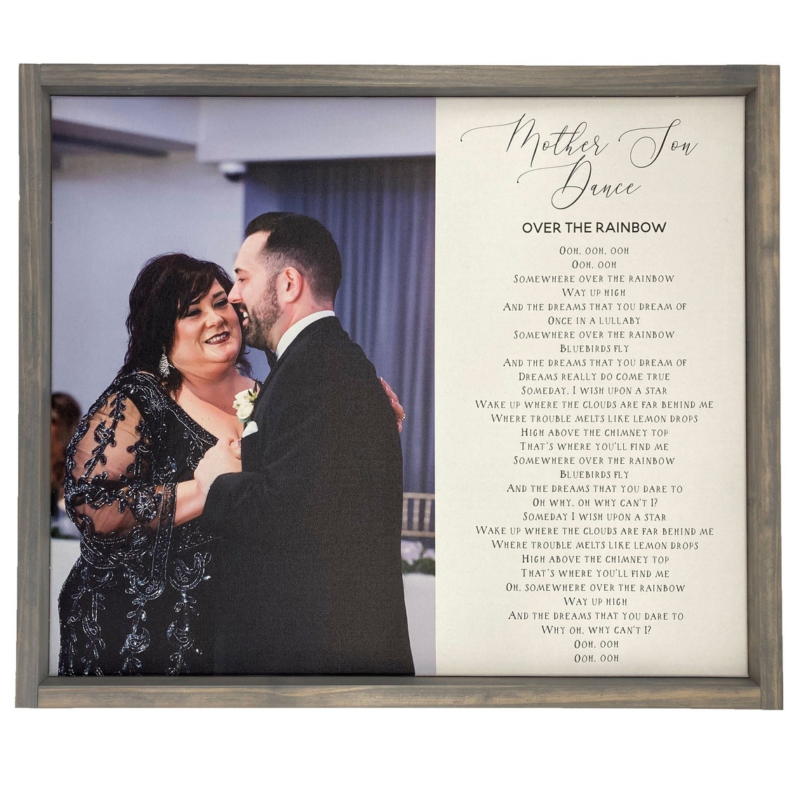 Mother Son Dance My Wish Rascal Flatts Wedding Lyrics Photo Poster - Image 3