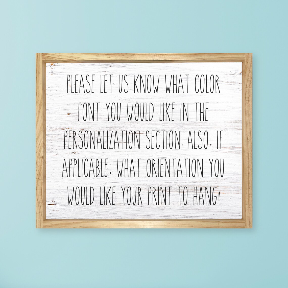 Personalized Custom Quote Sign Your Words Font Date Author Wood Frame Poster - Image 3