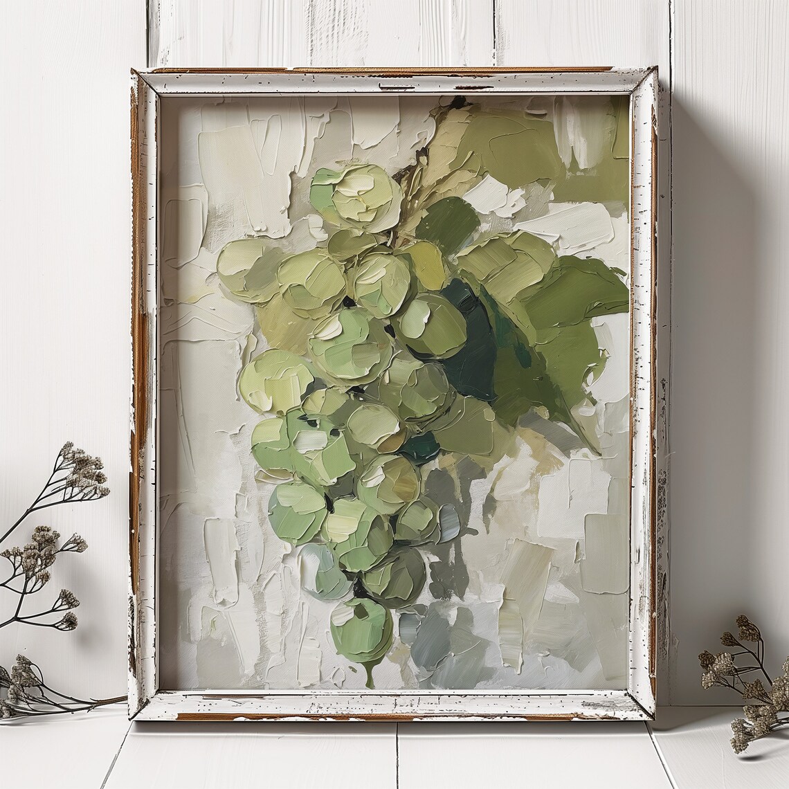 Bunch of Grapes Art Print, Botanical Kitchen Decor - Image 5