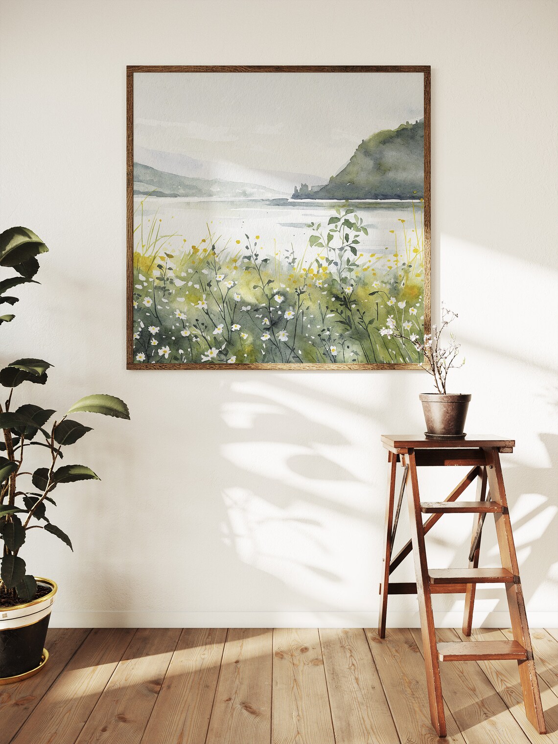Hood River Watercolor Art Print, Columbia Gorge - Image 5
