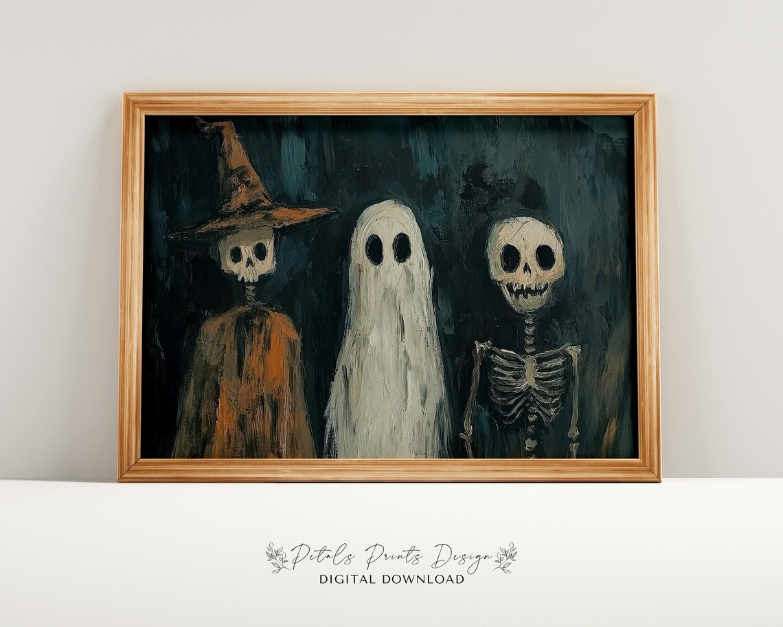 Witchy Decor Halloween Wall Art Poster Print
