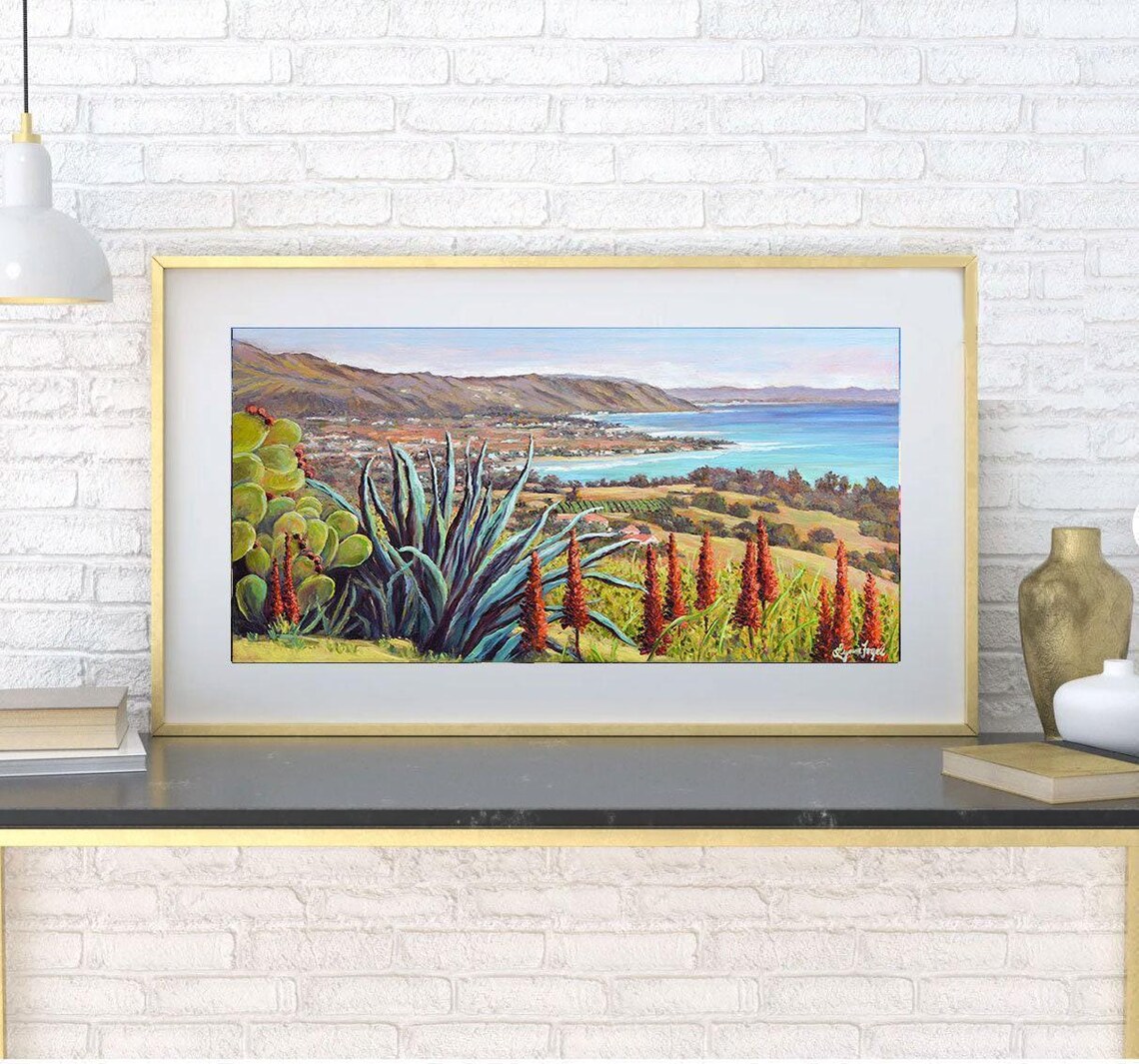 Santa Barbara Goleta Landscape Art Print, The Good Land - Image 4