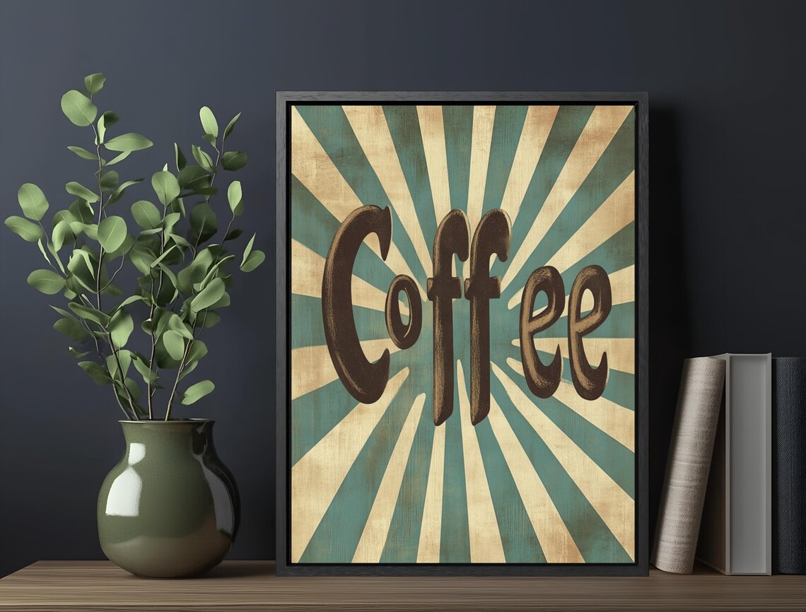 Retro Kitchen Coffee Poster, Dining Room Decor - Image 6