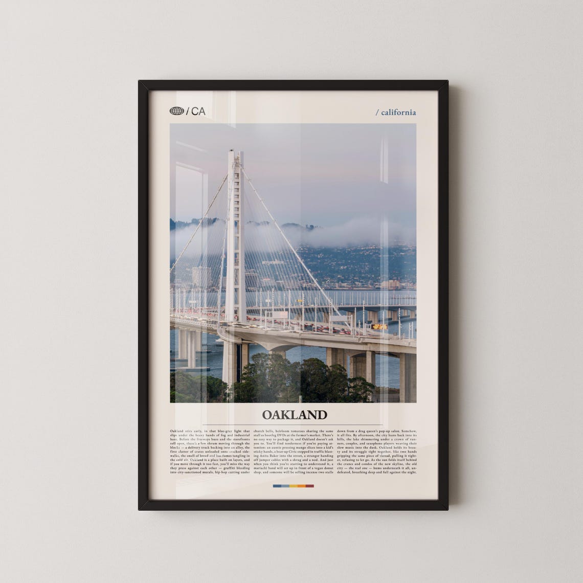 Oakland Lake Merritt Pergola Waterfront California Photo Poster