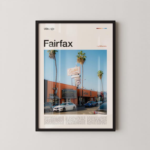 Fairfax Print Wall Art Poster Photo Marin Museum Of Bicycling Cascade Canyon Preserve Peri Park