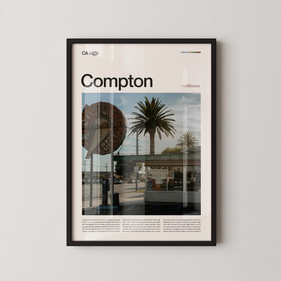 Compton Print Wall Art Poster Photo Martin Luther King Jr Monument Creek Natural Park