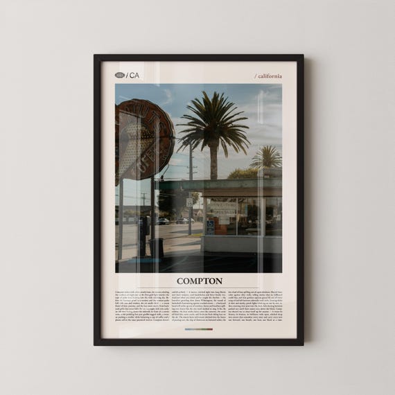 Compton Print Wall Art Poster Photo Martin Luther King Jr Monument Creek Natural Park