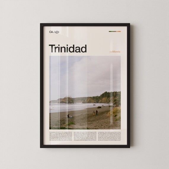 Trinidad Print Wall Art Poster Photo State Beach Patricks Point Park Humboldt