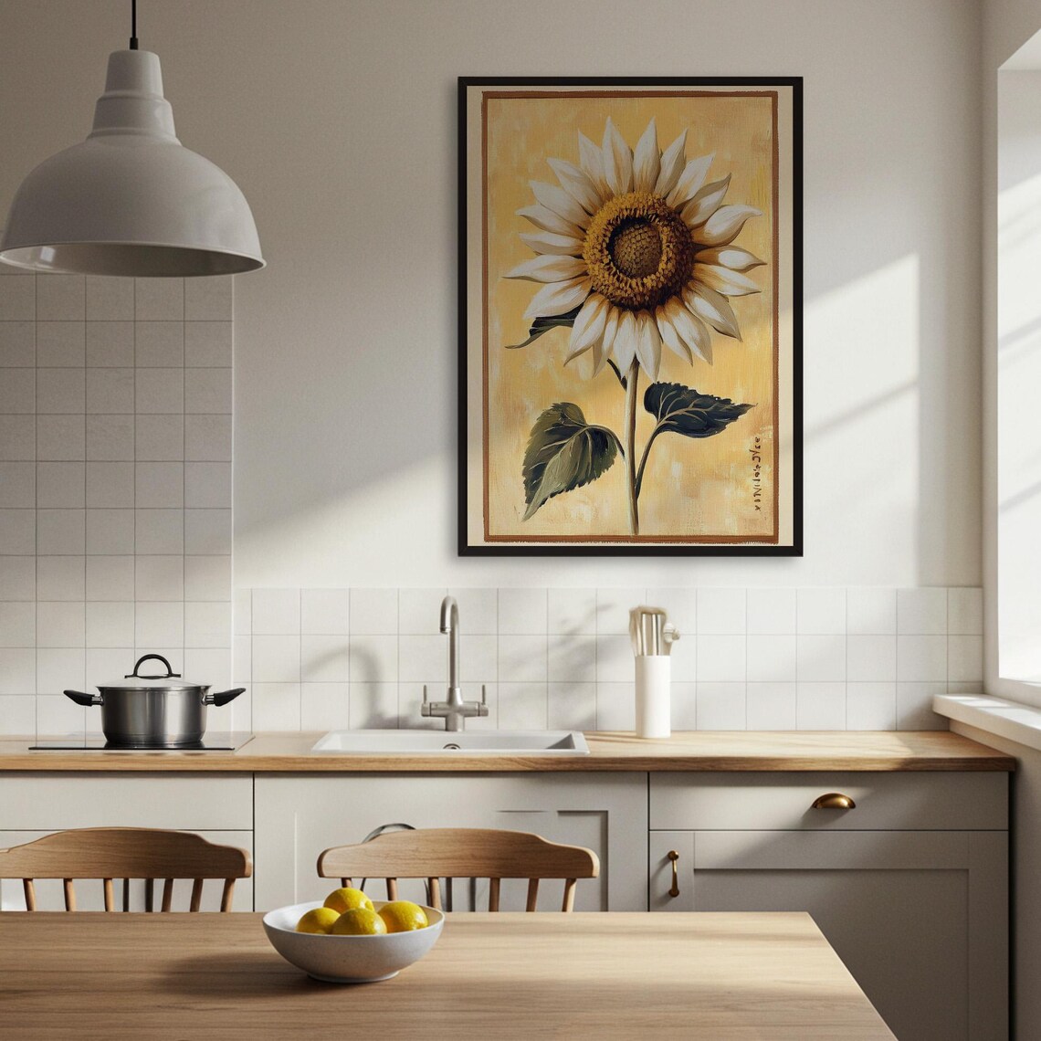 Sunflower Painting - Traditional Travel Poster - Image 3