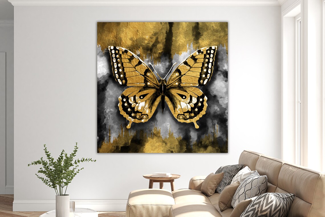 Colorful Butterfly Painting Animal Art Print