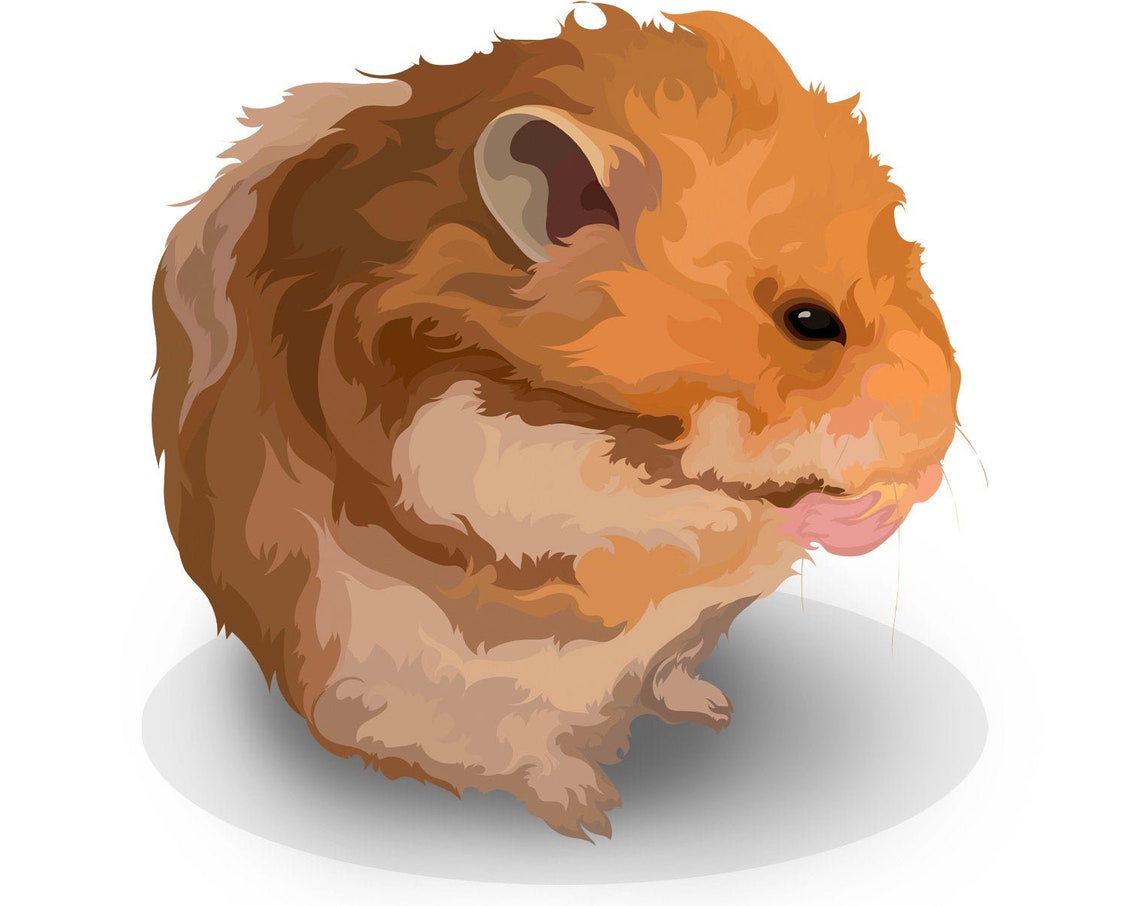Regal Custom Hamster Portrait Royal Pet Painting Gift Wall Art