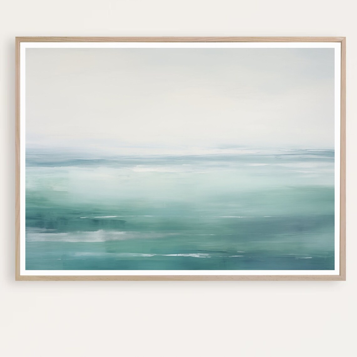Large Ocean Watercolor Seascape Art Print