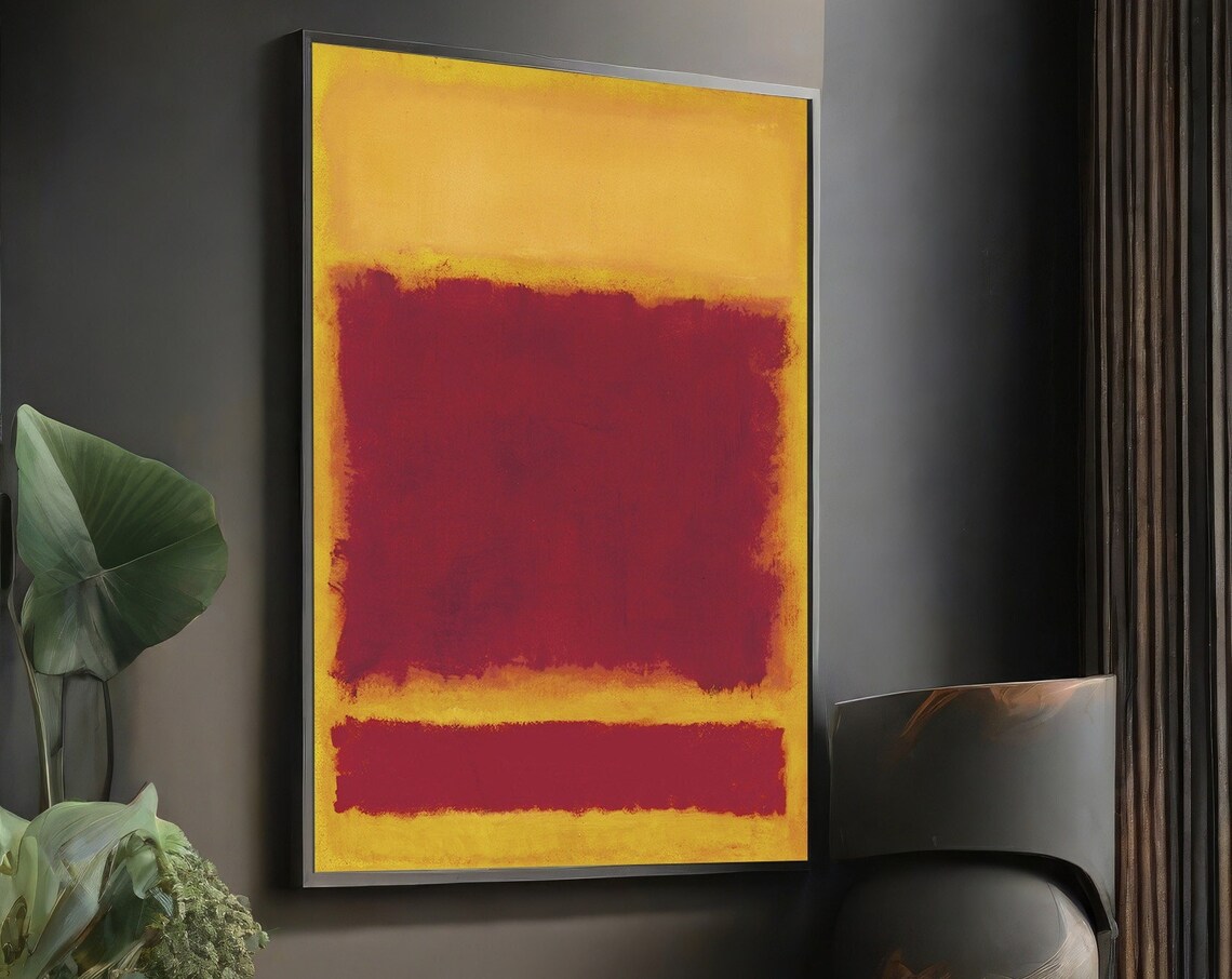 Mark Rothko Minimal Art, Contemporary Abstract