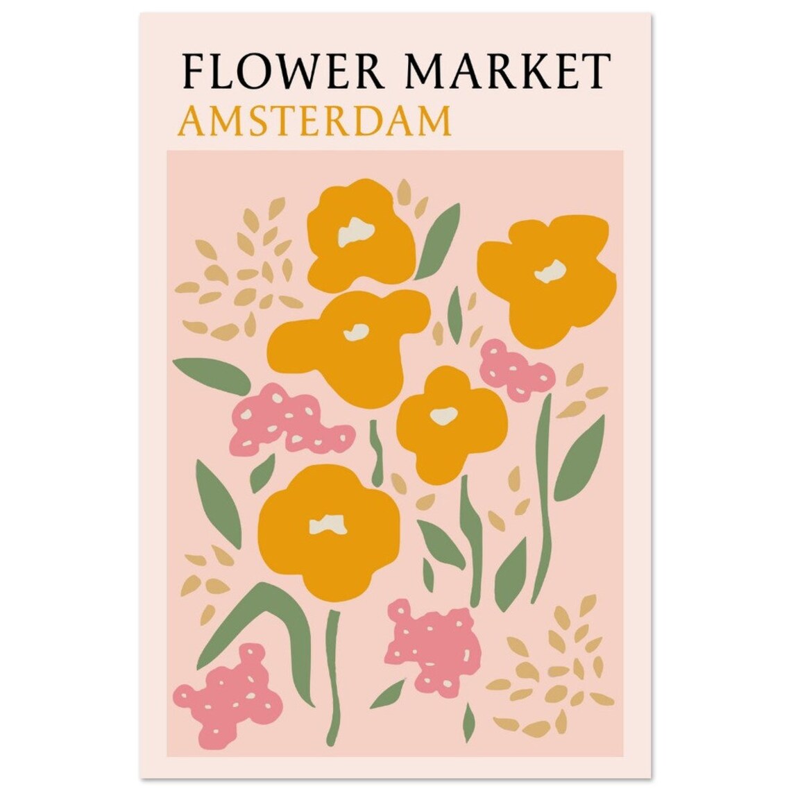 Flower Market Poster, Botanical Boho Decor - Image 4