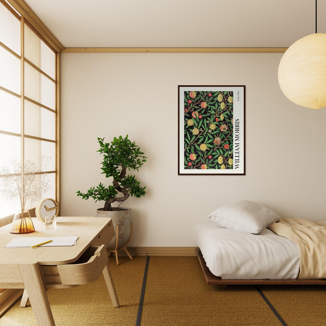 William Morris Exhibition Poster, Botanical Boho Decor - Image 3
