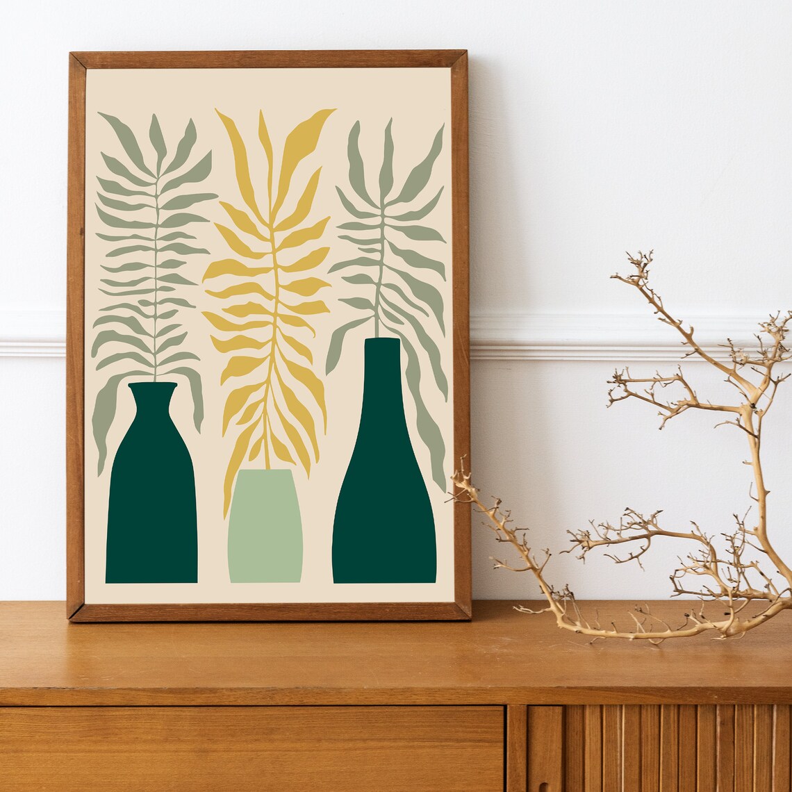 Botanical Wall Art, Minimal Floral Illustration - Image 4