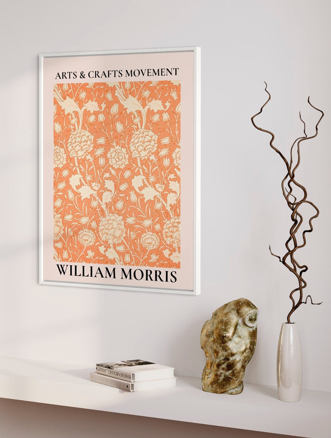 William Morris Botanical Art Nouveau, Vintage Flower Art Print - Image 3