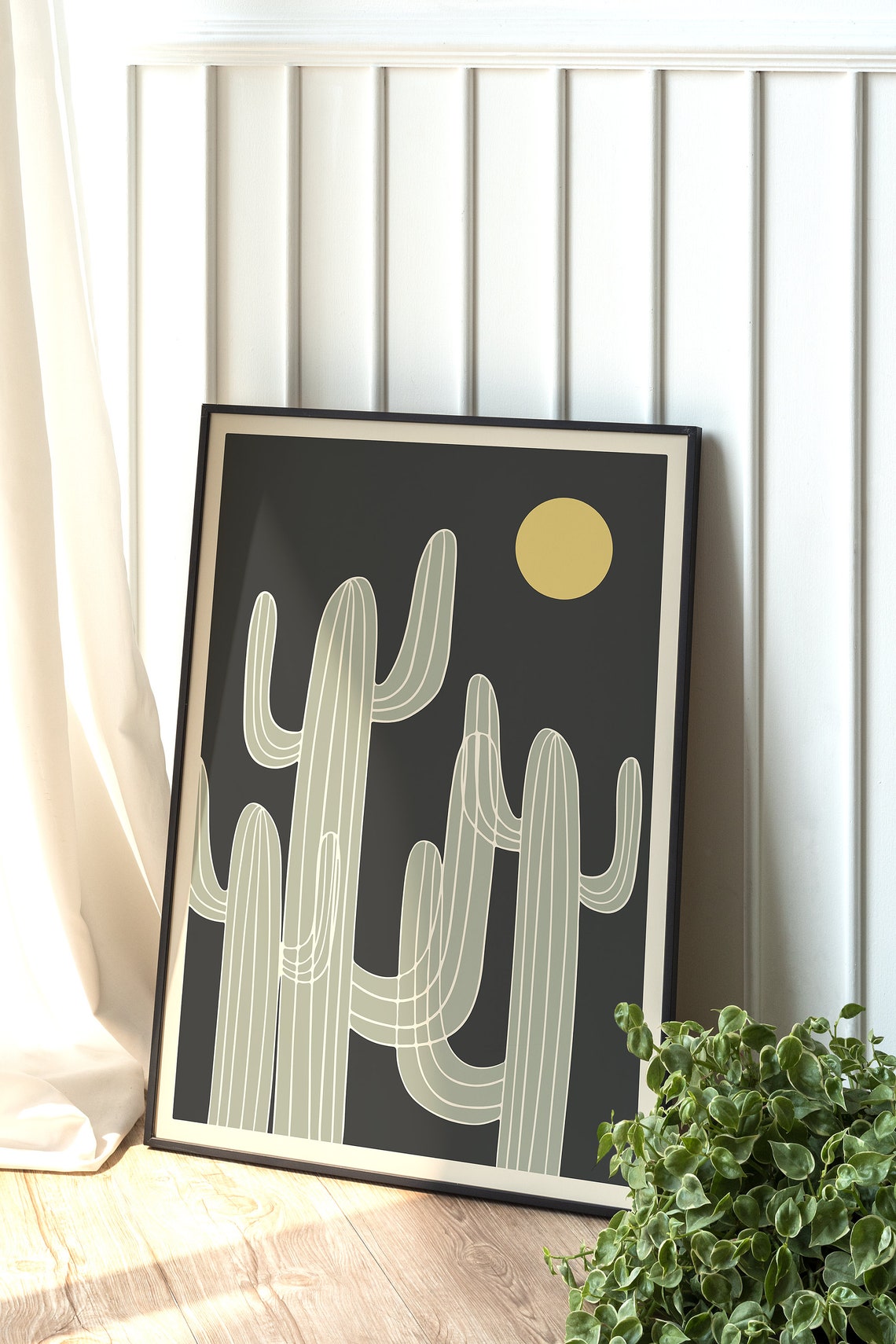 Cactus Botanical, Vintage Travel Poster - Image 2