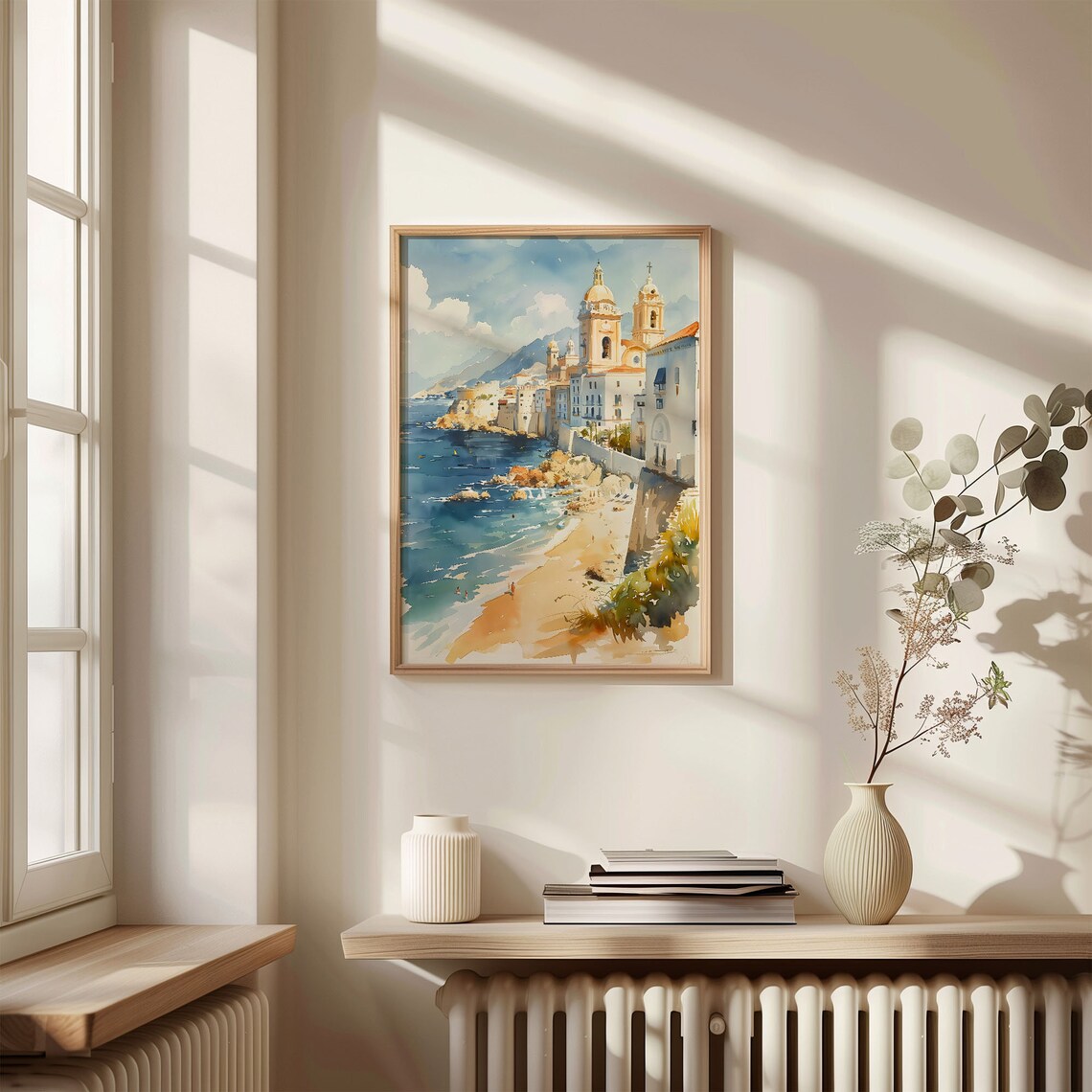 Cadiz Watercolor Painting Spain Travel Poster - Image 4