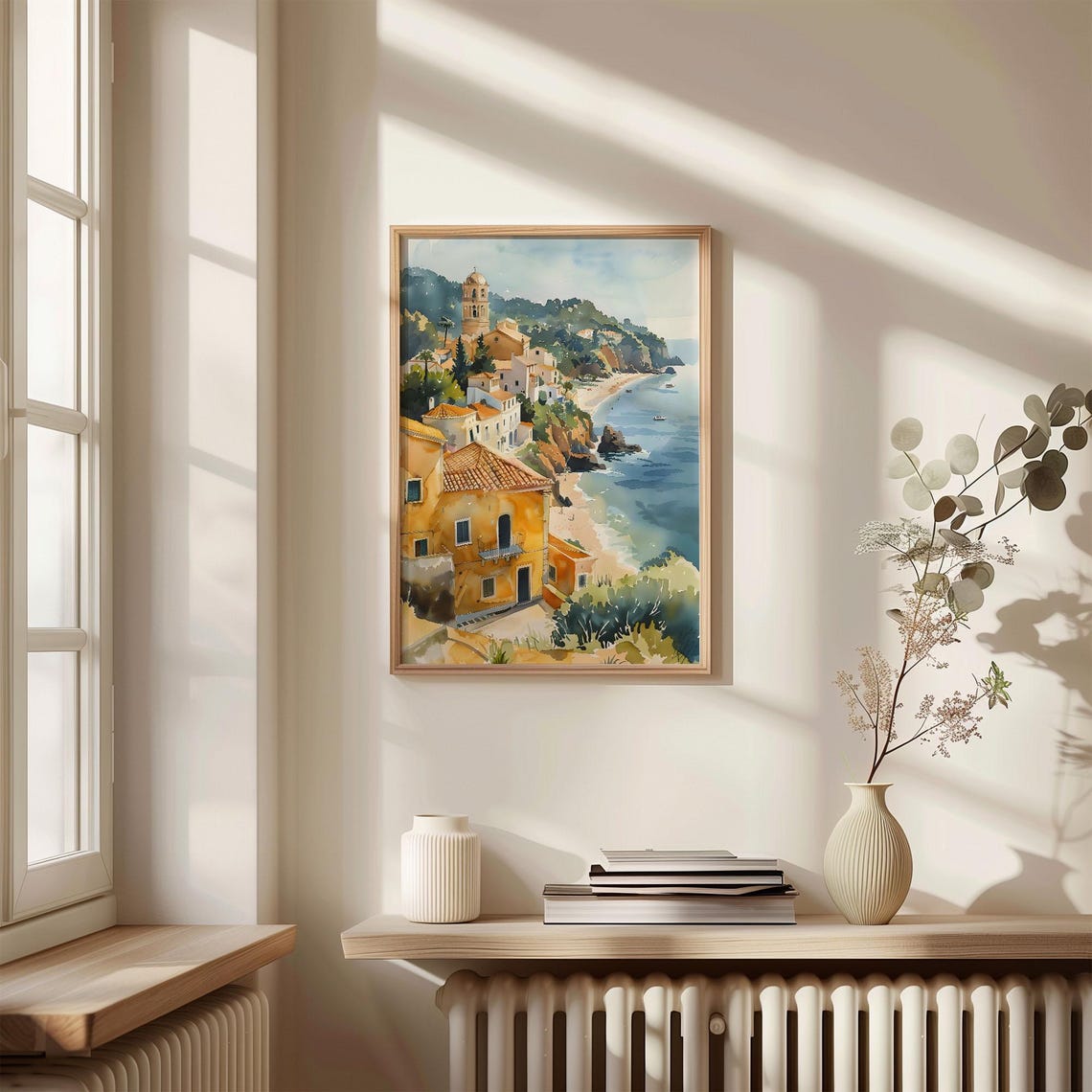 Algarve Portugal Watercolor Painting Algarve Travel Print Portugal Poster Algarve Wall Art Beach Watercolor C30 794 - Image 4
