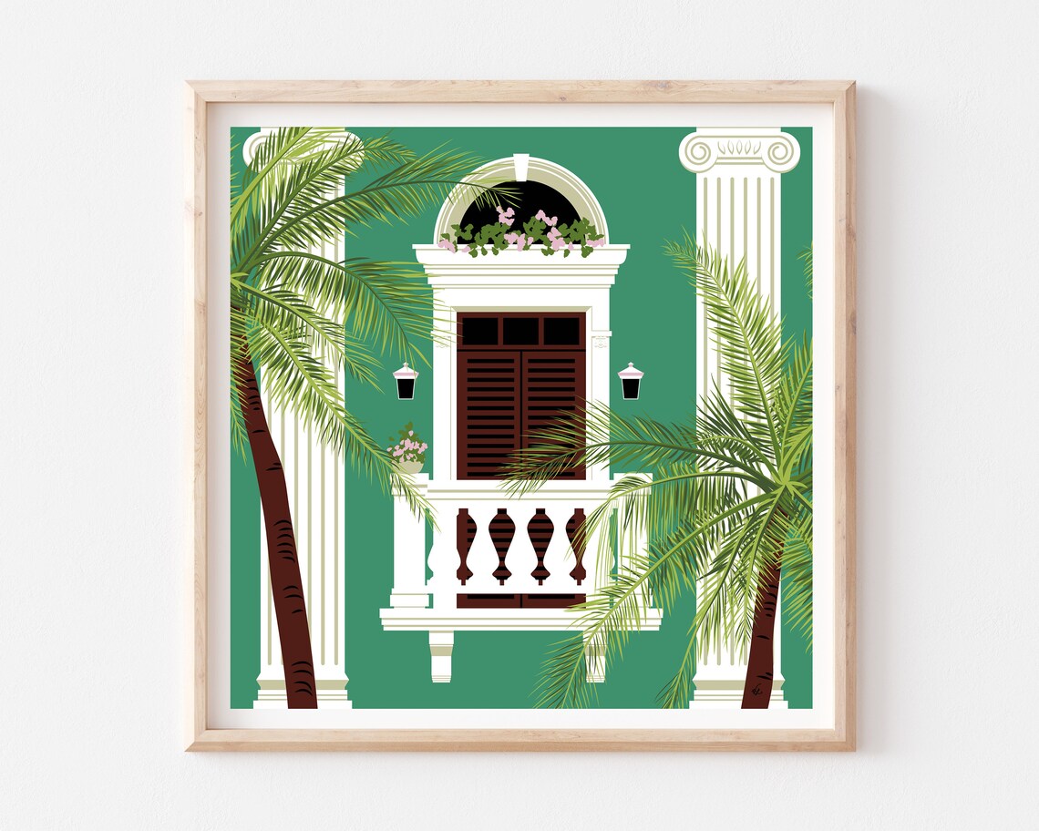 Puerto Rico Art Print, Boricua Latin Gift