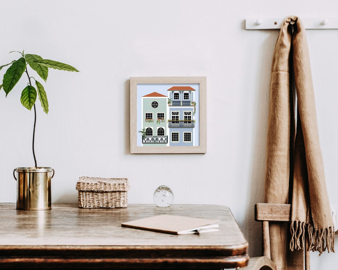 Lisbon Portugal Portuguese Tiles Poster Print - Image 2