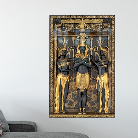 Personalized Gift For Mom Gold Glass Printing Black And Wall Art Modern Decor Egypt Him