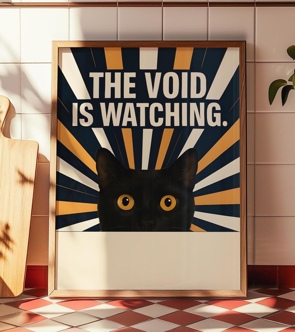 Bombay Funny Phrase, Retro Poster For Kitchenbathroom