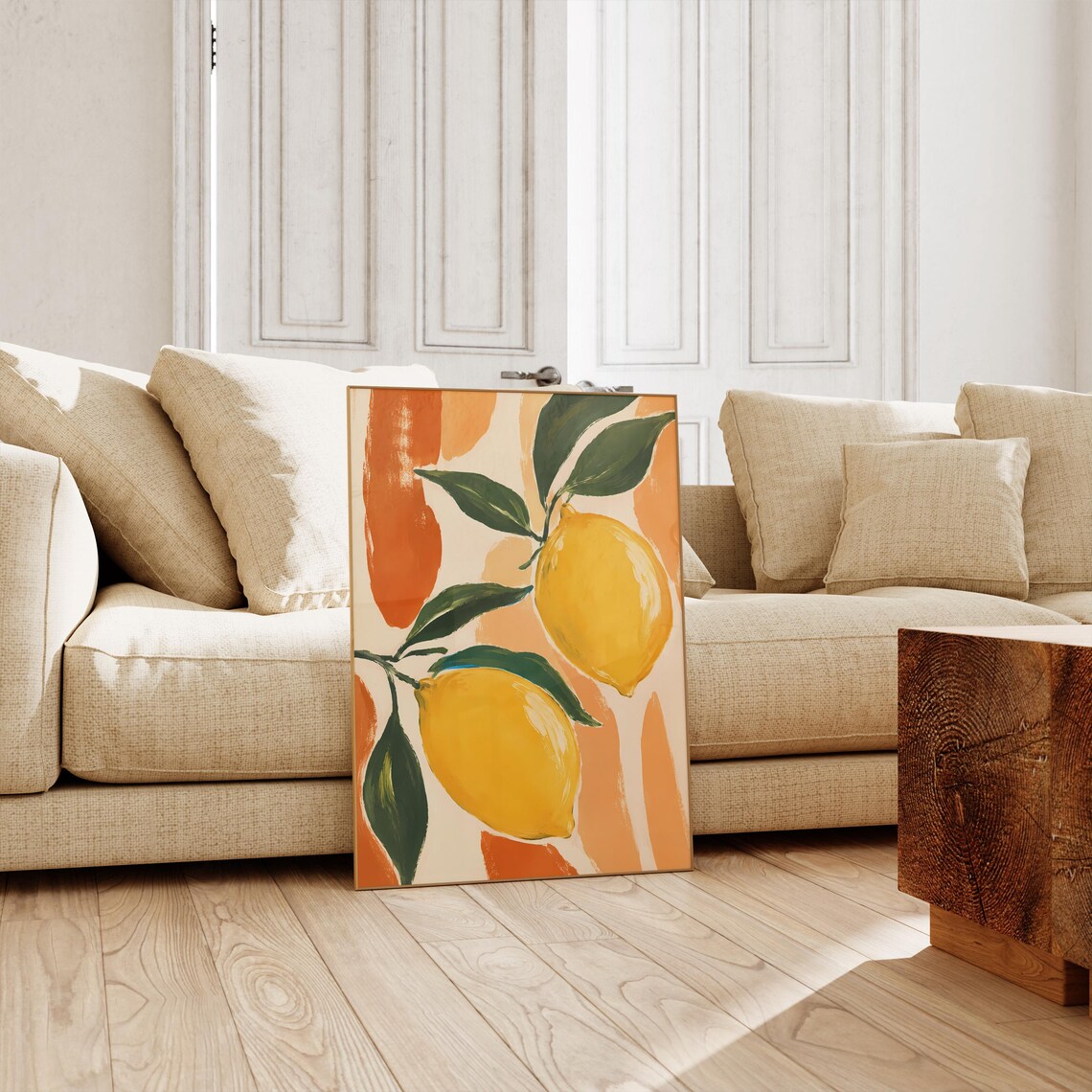 Lemon Art, Mediterranean Kitchen Decor