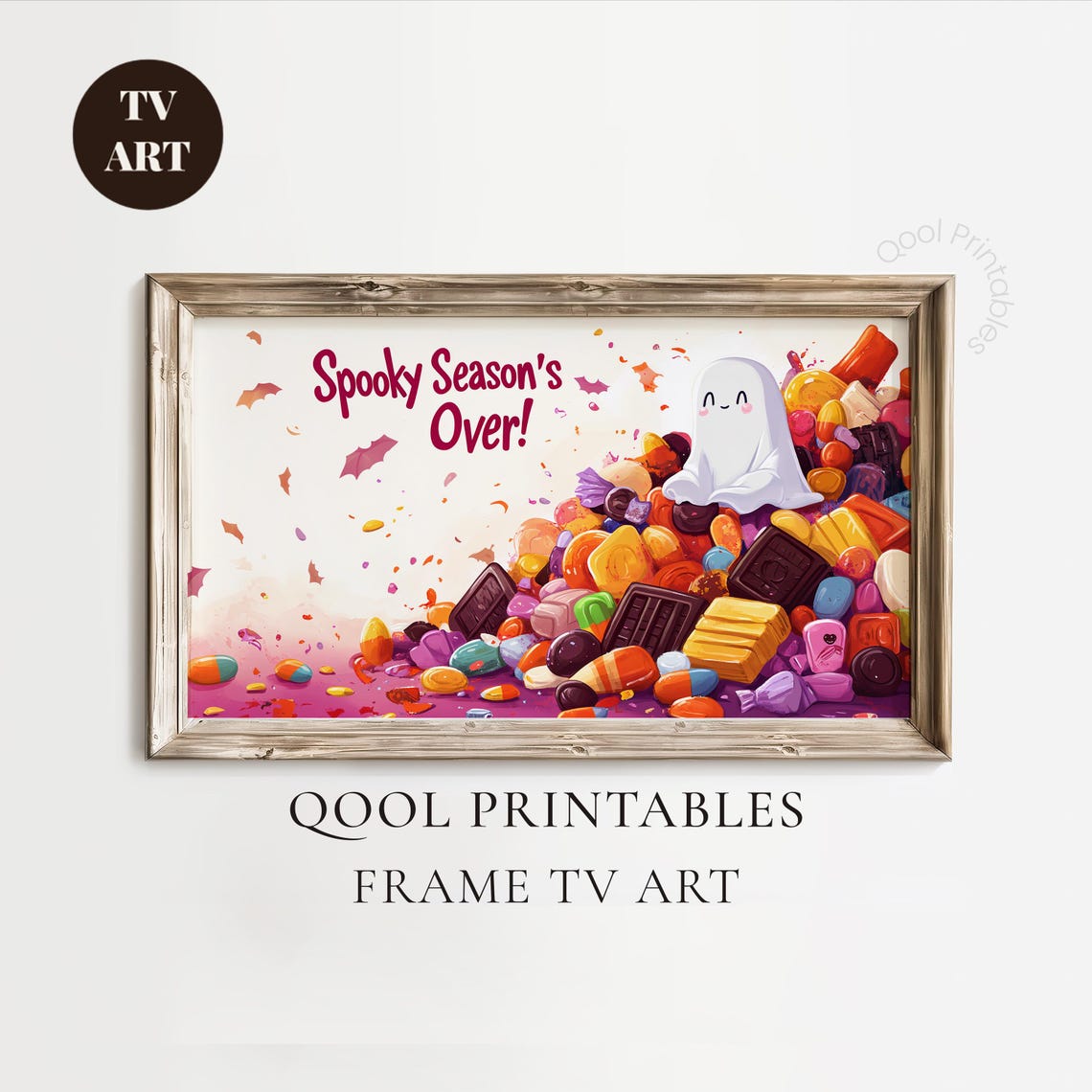 Halloween Samsung Frame Tv Art Spooky Cute Seasons Over Candy For Or Computer Screen