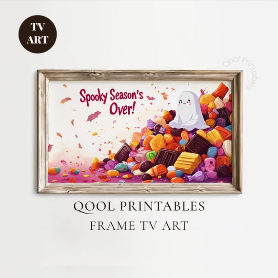 Halloween Samsung Frame Tv Art Spooky Cute Seasons Over Candy For Or Computer Screen