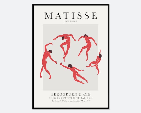 Matisse The Dance Cut Outs Vintage Poster Art Print