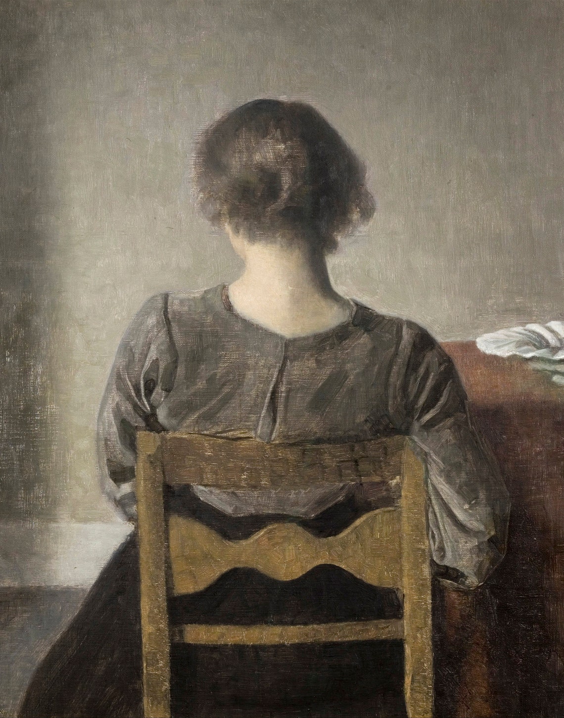 Antique Woman Portrait, Neutral Vintage Art Print - Image 3
