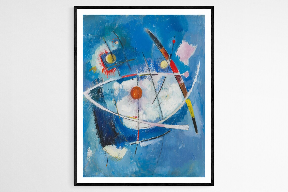Wassily Kandinsky Abstract Artwork, Modern Office Decor
