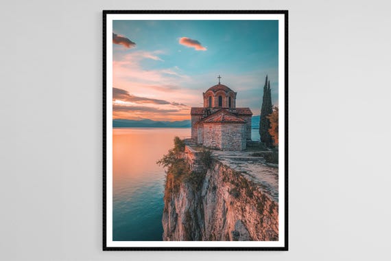St John At Kaneo Art Print Ohrid Macedonia Byzantine Architecture