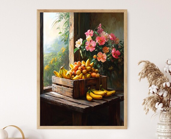 Brazilian Farm Decor Papayas Art Print