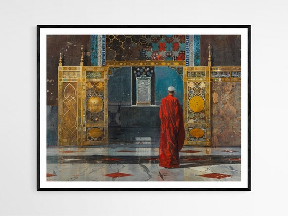 Turkish Painter Osman Hamdi Bey Inspired Print Museum Quality Art Reproduction Cultural Home Accent Thoughtful Art Enthusiast Gift