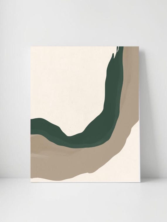 Wabi Sabi Abstract, Japandi Earthy Minimalist Art Print