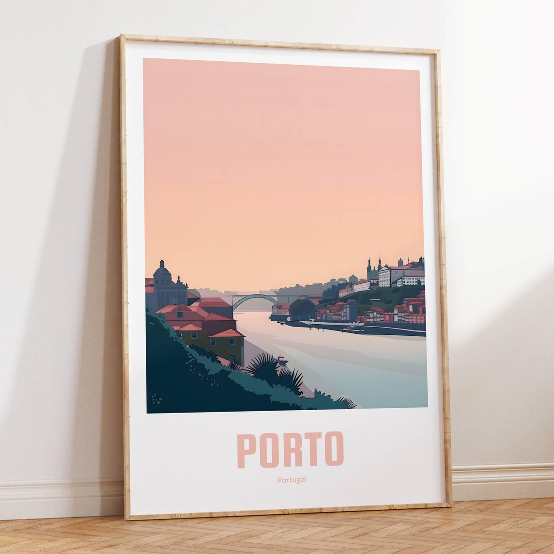 Porto Vintage Travel Poster, Portugal City Art Print - Image 2