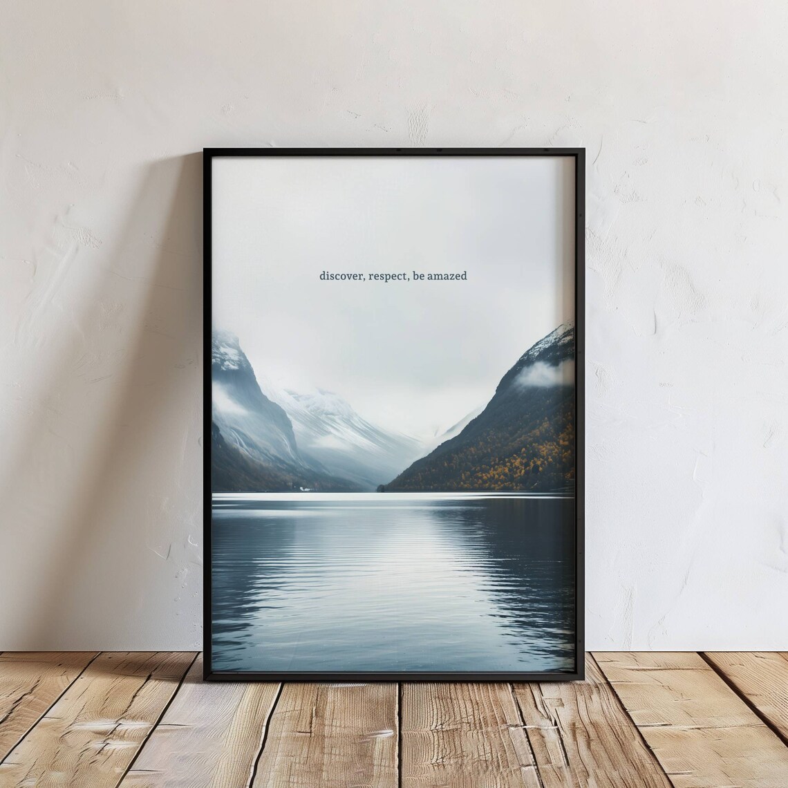 Fjord Travel Poster, Scandinavian Nature Scenery - Image 4