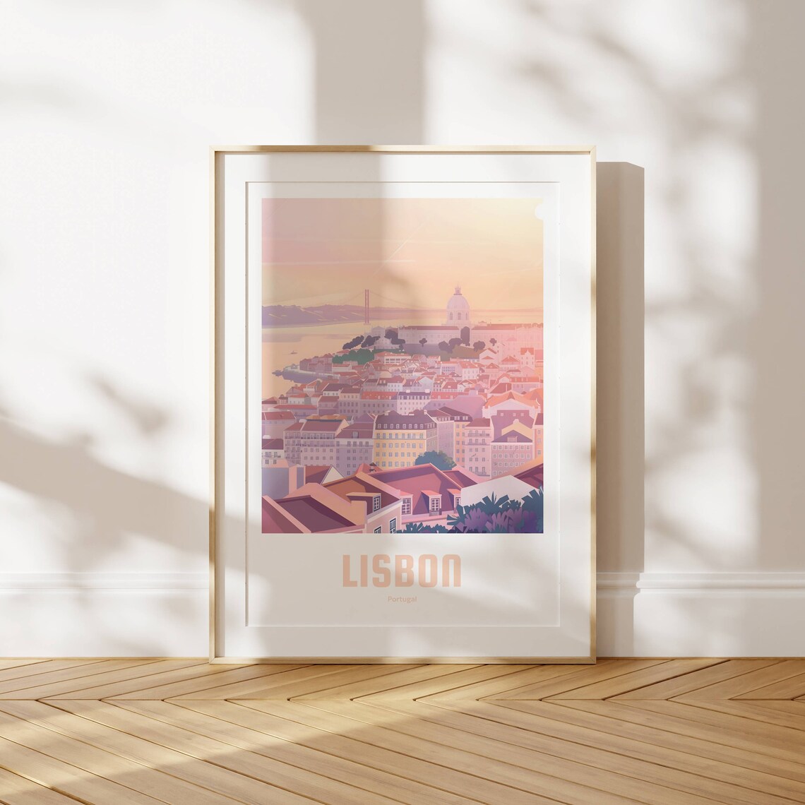 Lisbon Vintage Travel Poster, Europe Wall Art - Image 4